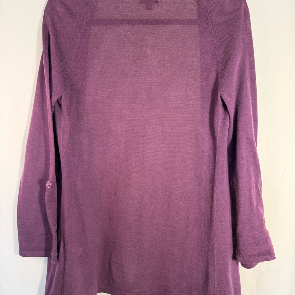 Express Women's Lavender Open Cardigan - Picture 2 of 3